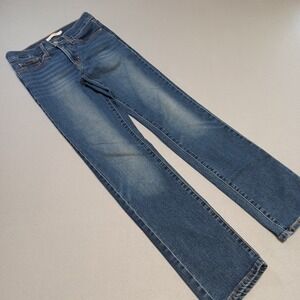 Levis 314 Shaping Straight Jeans Womens 26x30 Medium Wash Blue Denim 19631-0203